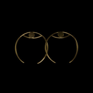 CRESCENT MEGA STUDS BRONZE